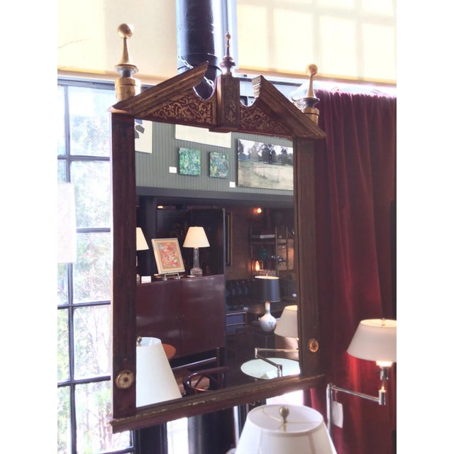 Early 20th Century Gilt Painted Mirror in the Neoclassical Style For Sale - Image 12 of 13