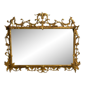 Friedman Brothers, Large Ornate Wall Mirror, Giltwood, Mirror, Usa, 1950s