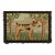 Antique Hooked Rug in Beige-Brown With Animal Pictorial Patterns | Rug & Kilim For Sale