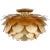 Modern Chapman & Myers for Visual Comfort Signature Cynara Large Flush Mount in Gild For Sale - Image 3 of 4