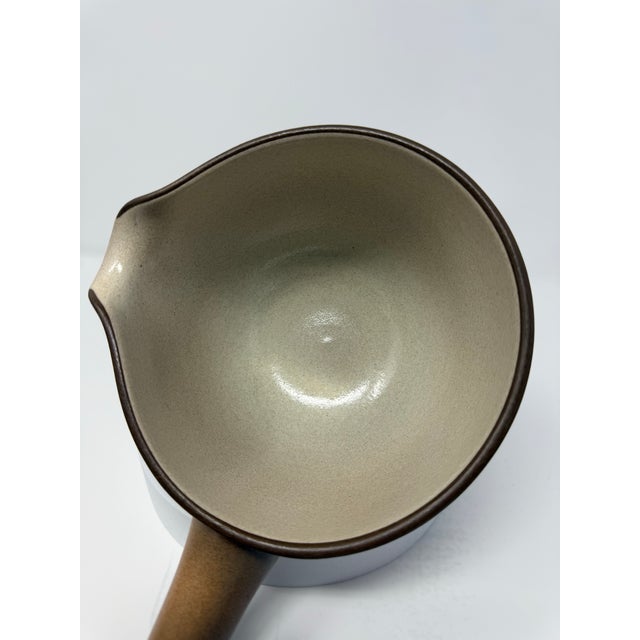 Late 20th Century Edith Heath for Heath Ceramics Sandalwood No. 110 Pouring Bowl For Sale In Seattle - Image 6 of 8