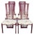 Lacquer and Fabric Dining Chairs by Pietro Costantini, 1980, Set of 6 For Sale