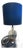 Contemporary Table Lamp With Black Lamp Shade With Gold Interior For Sale