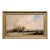 Clarkson Stanfield–Dramatic English Lighthouse Seascape W/ French Ship-19th Century Oil Painting For Sale