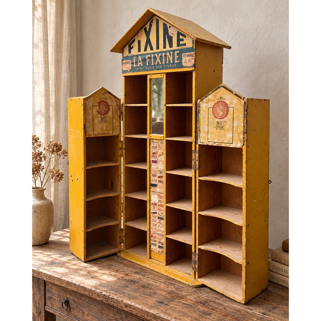 French La Fixine Advertising Shop Display Cabinet, 1920s For Sale - Image 11 of 12