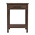 Spritely Home Accent Furniture Lennon 21 in. W Rectangular Wood 1 Drawer Rounded Leg Nightstand with Lower Open Shelf, Soft Brown For Sale - Image 4 of 8