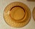 S/10 Tangerine Orange Glass Side/Salad/Dessert Plates With Empressed Coin Dot Border For Sale In New York - Image 6 of 7