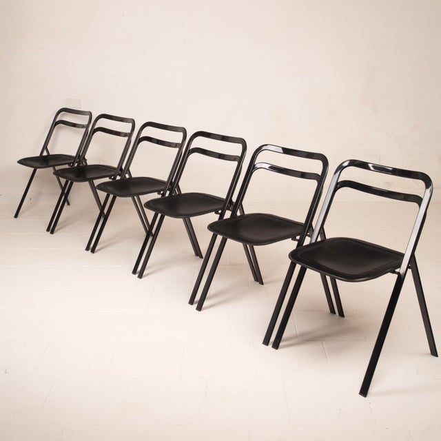 Clio Chairs by Giorgio Cattelan for Cidue, 1970s, Set of 6 For Sale - Image 15 of 18