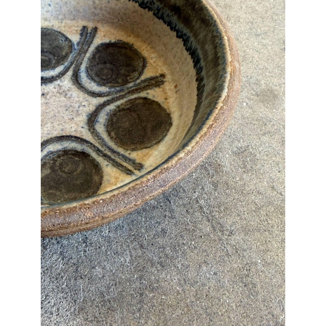 1960s Michael Andersen & Søn Danish Blue Ceramic Small Bowl 1960s Mid-Century For Sale - Image 5 of 9