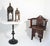 Bronze Moroccan Square Tole and Clear Glass Candle Lantern For Sale - Image 8 of 18