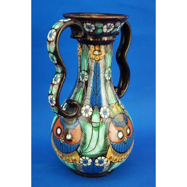 Ceramic Vase from Jean Wanzenried's Thun Factory, Switzerland, Late 19th Century For Sale - Image 5 of 18
