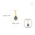 Handcrafted Natural Pear-Cut Blue Sapphire Solitaire Pendant in 14k Yellow Gold For Sale - Image 11 of 15