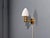 1960s Hans-Agne Jakobsson, Wall Sconce, Brass, Opaline Glass, Sweden, 1960s For Sale - Image 5 of 12