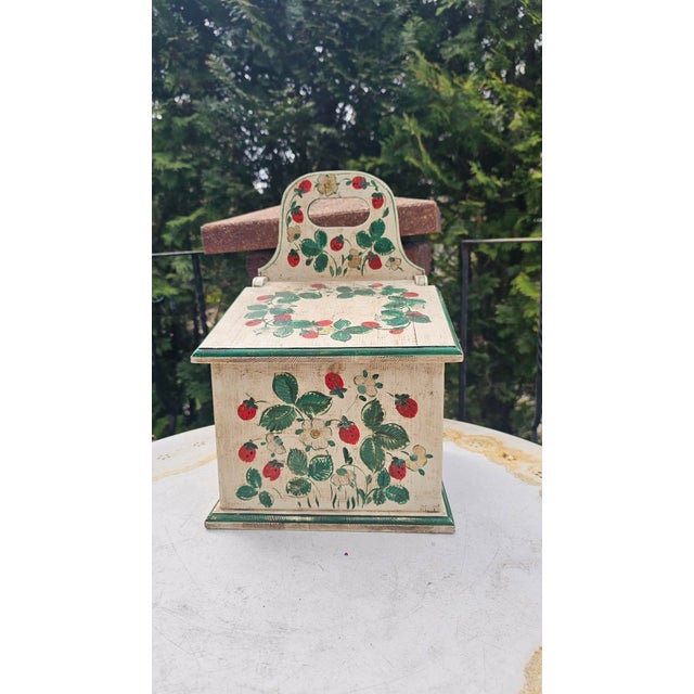 Green Vintage Wooden Spice Container, 1970s For Sale - Image 8 of 8