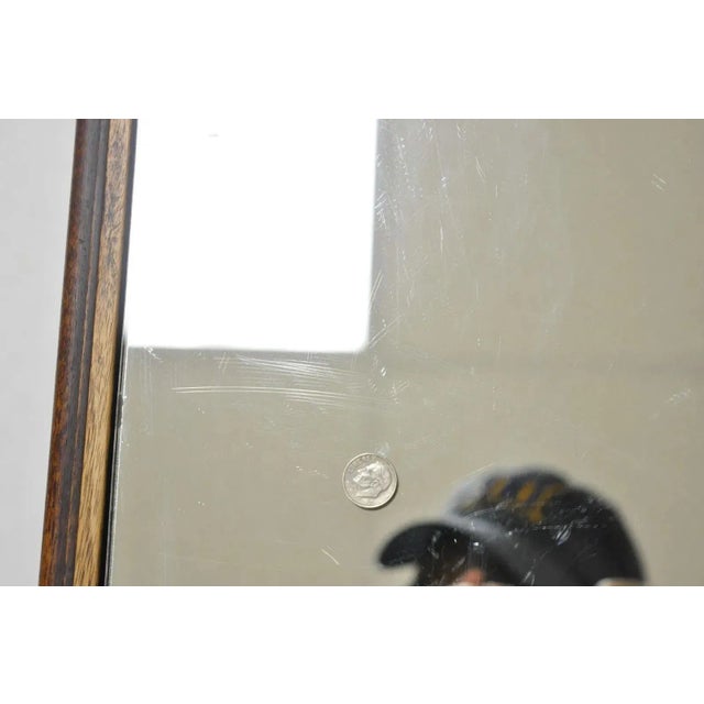 Antique Renaissance Revival Carved Winged Maiden Walnut Mirror Top Side Table For Sale - Image 9 of 11