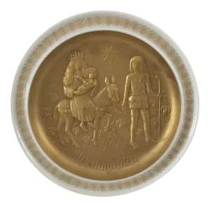 Hutschenreuther Christmas Plate 1973 the Holy Family