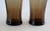 Vintage Anchor Hocking Linden Mocha Tawny Brown Glass Flared Tumblers – 16oz, Retro Mid-Century Style For Sale - Image 17 of 18
