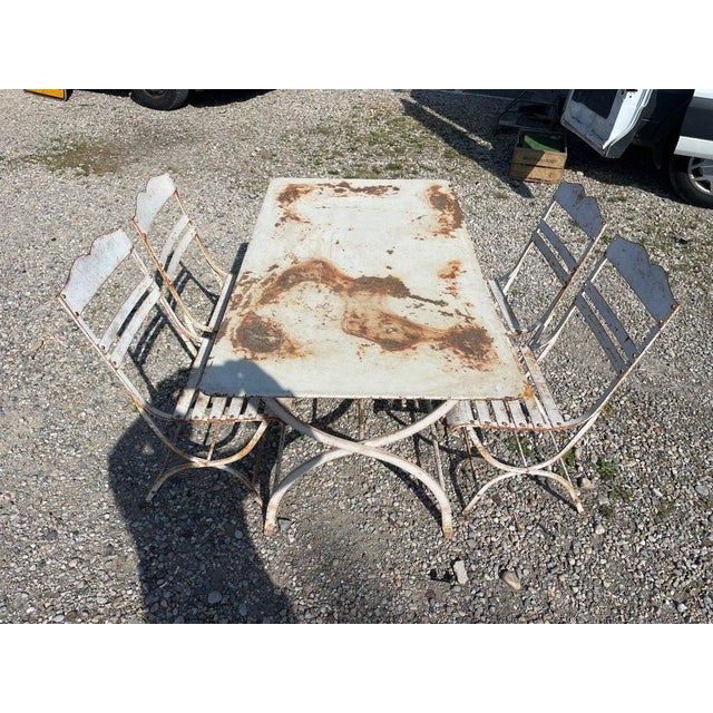 Period: 20th century Style: Other Style Condition: Good condition Material: Wrought iron Length: 135Width: 75Height: 75...