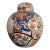 Vintage Porcelain Lidded Ginger Jar For Sale