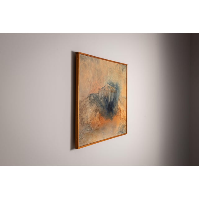 S. Martiny, Abstract Landscape, 1987, Watercolor For Sale - Image 4 of 10