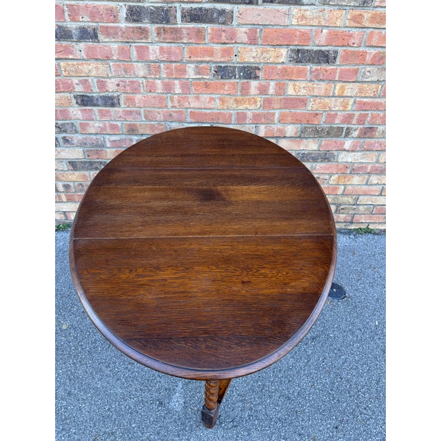 Antique English Barley Twist Table For Sale - Image 11 of 11