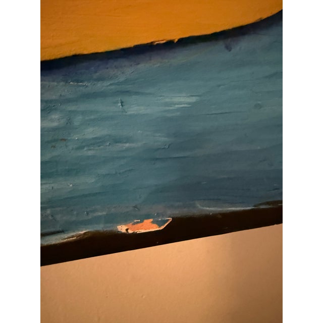 Nilo Lanzas (1929-2004) Gator Bait, 2000 Oil on cypress wood cut 11 x 45 x .75 inches Additional Information: I purchased...