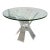 Mid 20th Century Hollywood Regency Style Lucite and Glass Dining Table For Sale