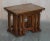 English Oak Nesting Occasional Tables, Set of 3 For Sale - Image 3 of 17