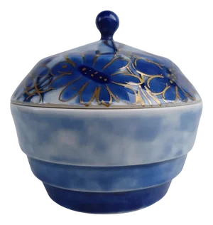 Limoges Porcelain Pot by Camille Tharaud, 1930s