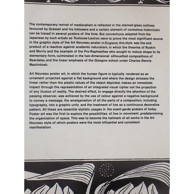 Printmaking Materials Vintage Elephant Folio Size Art Nouveau Poster Lithographs - Set of 3 For Sale - Image 7 of 9