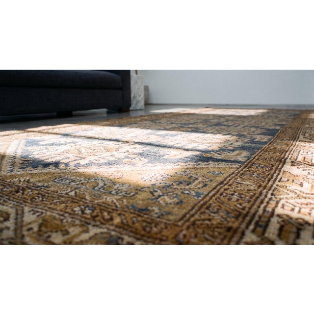 Textile Early 20th Century Persian Malayer Carpet ( 3' x 16'6" - 92 x 503 ) For Sale - Image 7 of 8