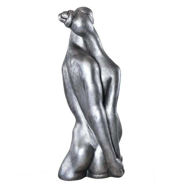 Pygmalion and Galatea Modern Sculpture by Cuban Artist Manuel Carbonell For Sale - Image 9 of 13