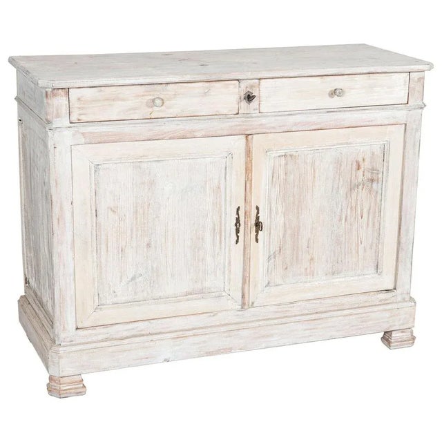 French Painted Fruitwood Buffet, 19th Century For Sale - Image 13 of 13