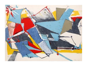 Jasha Green "Untitled 10" Lithograph