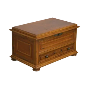 Italian Walnut Silverware Chest Made in Italy for Bloomingdales