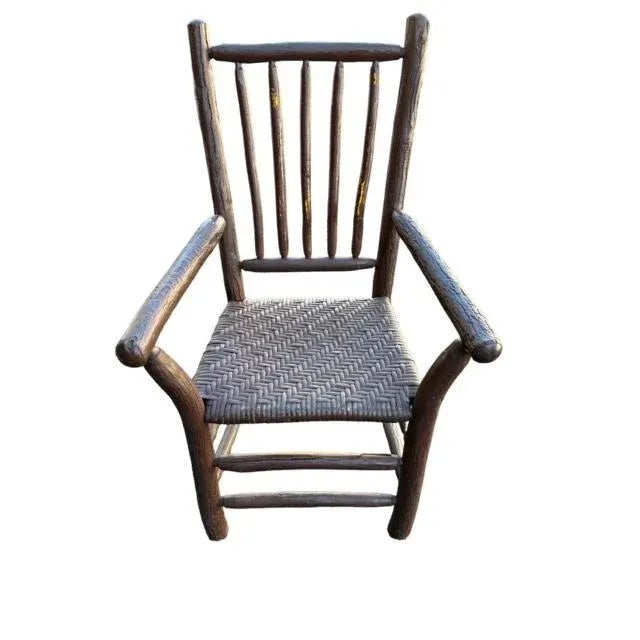 Hickory chair for your cabin or mountain home. Original woven seat in great condition. Chair was painted at some in time....