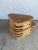 1950s Restored Stacked Two-Tier Rattan Corner Side Table For Sale - Image 4 of 7