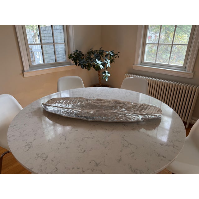 Contemporary 2020s Beatriz Ball "Garden" Banana Leaf Extra Extra Large Platter (39") For Sale - Image 3 of 10