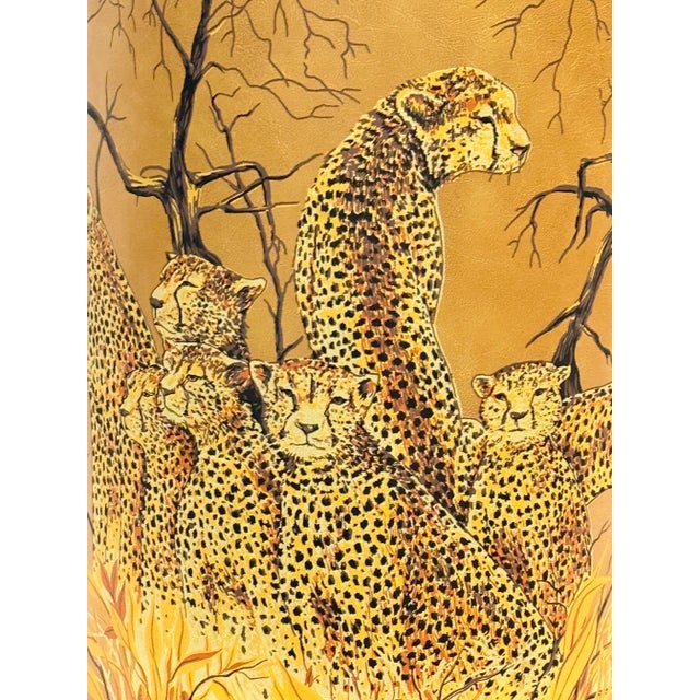 Step into a world of vintage luxury with this stunning 1970s Abercrombie & Fitch ice bucket, a true gem for collectors and...