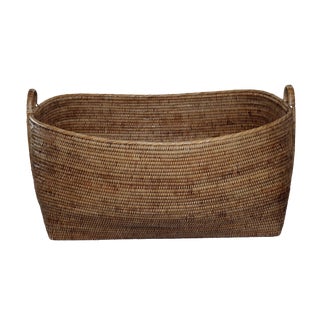 Artifacts Rattan Hoop Handle Basket