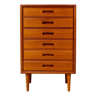 Danish Chest of Drawers in Teak, 1980s For Sale