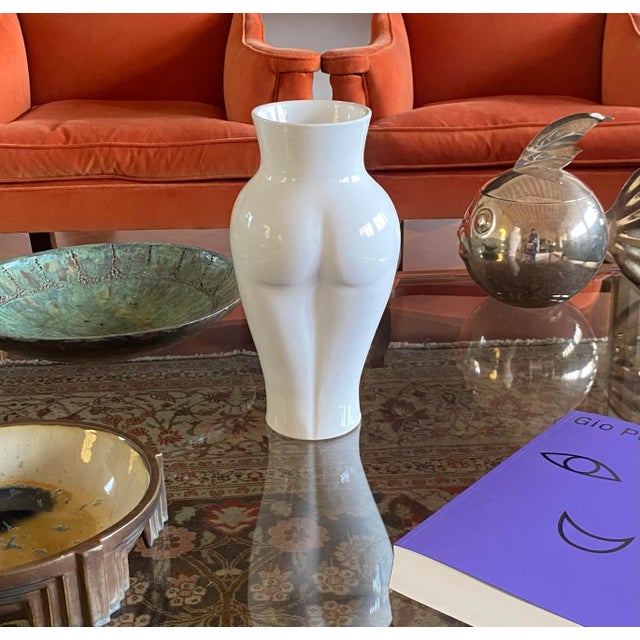 Postmodern Ceramic 'Femme' Vase, Baba, Vallauris France Ca. 1980s For Sale - Image 4 of 12