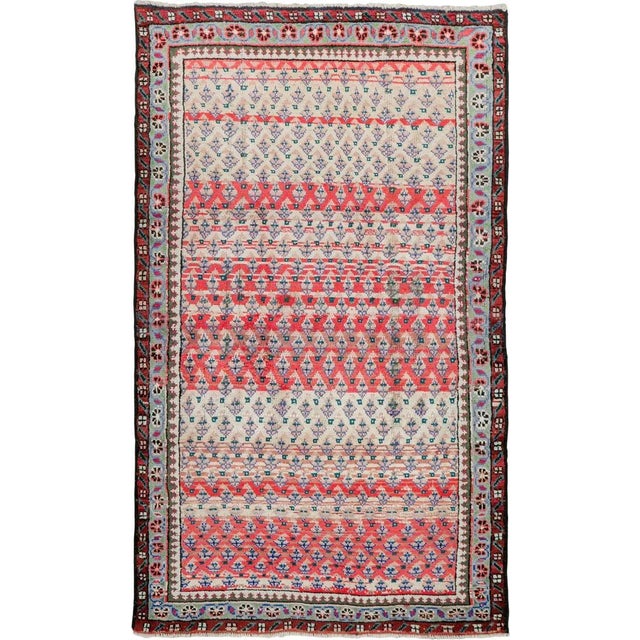 Vintage Persian Mahal Rug – Size: 2' 7" X 4'5" For Sale - Image 10 of 10