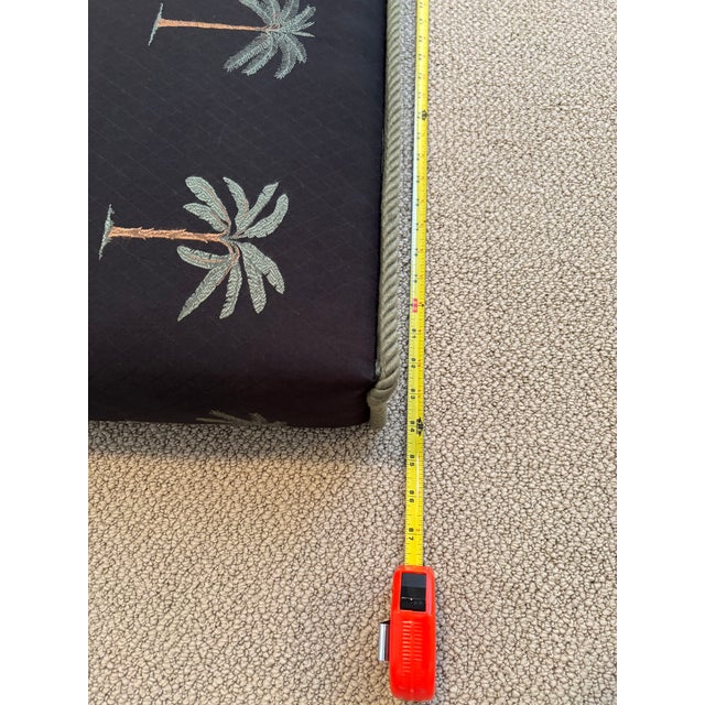 Custom Palm Tree Scalloped Valances – Set of 2 For Sale - Image 14 of 14