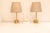 Metal Mid-Century Modern Italian Onyx and Brass Table Lamps, Set of 2 For Sale - Image 7 of 17