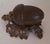 Antique Art Nouveau Lidded Box in the Shape of an Acorn on a Bronze Leaf, 1900s For Sale - Image 5 of 7
