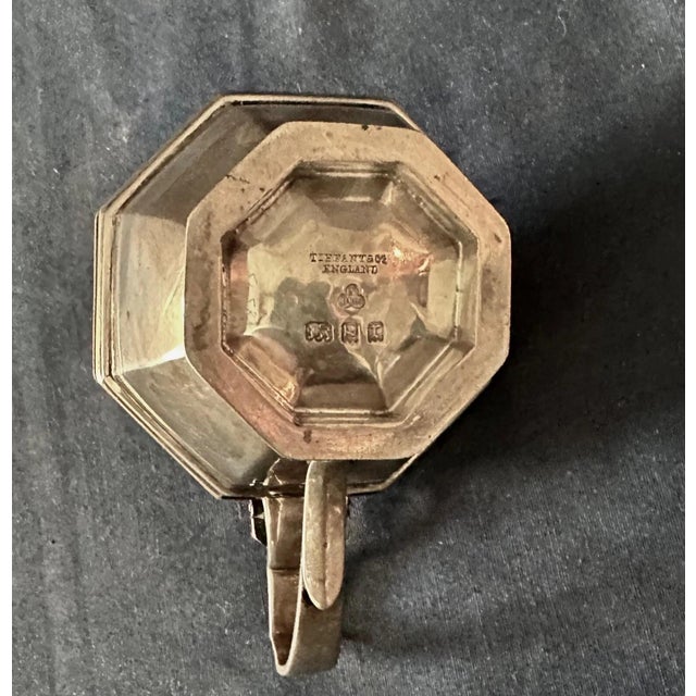 Silver Mid 20th Century Tiffany & Co. Sterling & Glass Server For Sale - Image 8 of 8