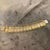 Gold 1950s Art Deco Costume Jewelry Gilt Metal Italian Retro Bracelet For Sale - Image 8 of 12