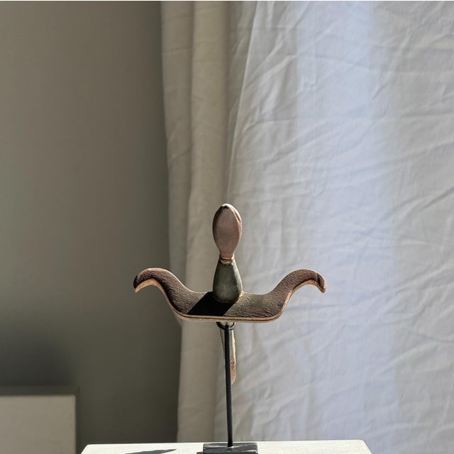 Traditional Indonesian Decorative Wooden Bird on a Base without Crest For Sale - Image 17 of 18