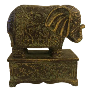 Vintage Cast Iron Elephant Door Stop